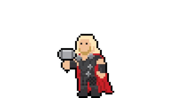 Thor Pixel Art