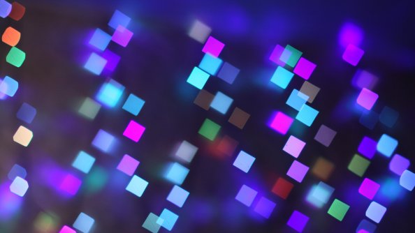 Bokeh Lights Pattern Texture Square Blurred Colorful