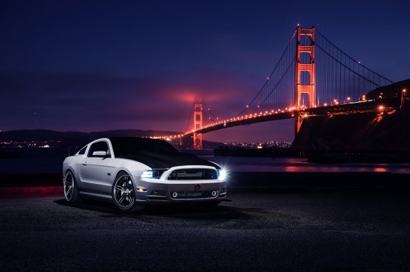 Ford Mustang Golden Gate Bridge