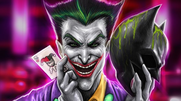 Joker Have Batman Mask