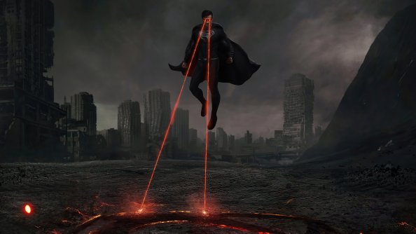 Superman Synder Cut Black Suit 5k
