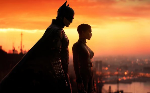 Robert Pattinson As Batman And Zoe Kravitzs As Catwoman The Batman 2022 5k