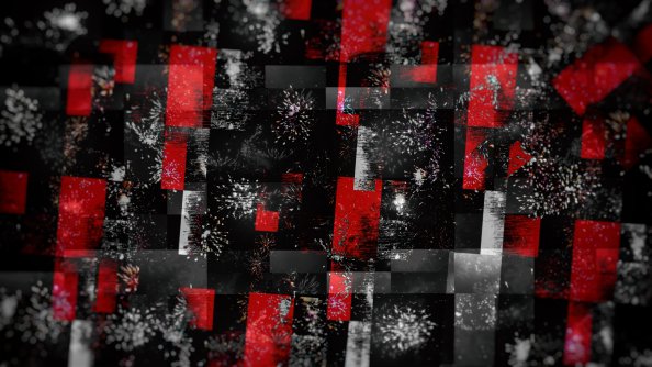 Red Abstract Graphics Colors 4k