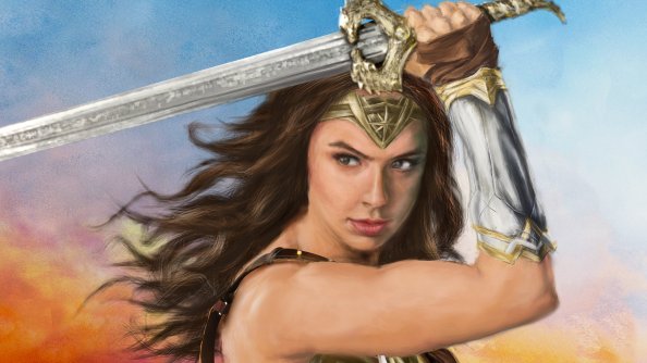 Wonder Woman Sketch Arts