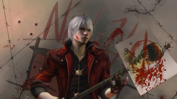 Dante Anime Fan Art 4k