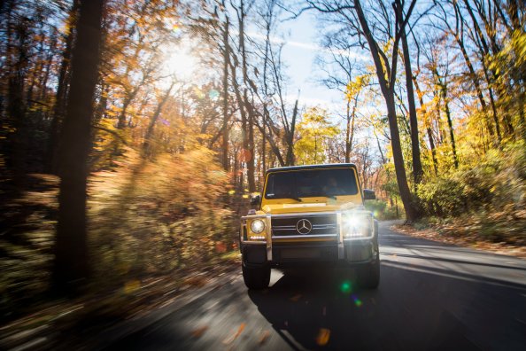 2017 Mercedes AMG G63 Yellow 4k