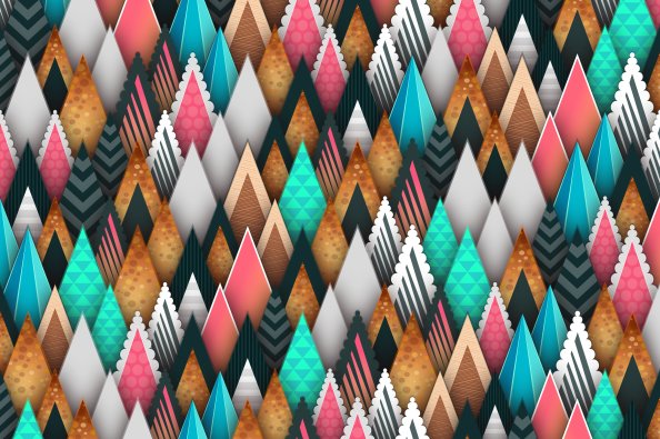 Abstract Sharp Shapes 5k