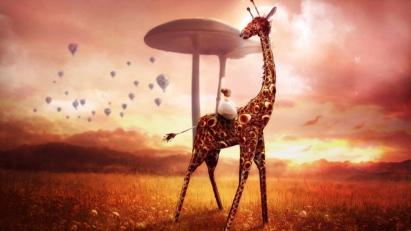 Giraffe Dream Fantasy