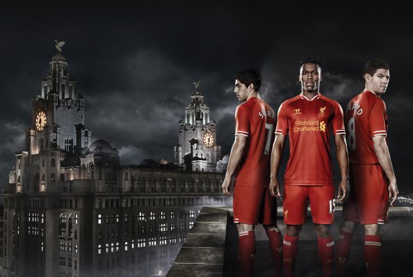 Liverpool FC Daniel Sturridge Luis Suarez Steven Gerrard