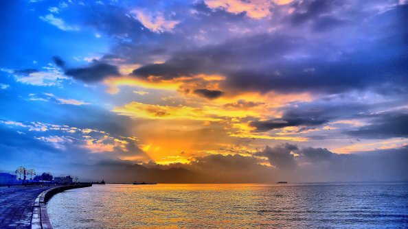 Beautiful Sea Sunset