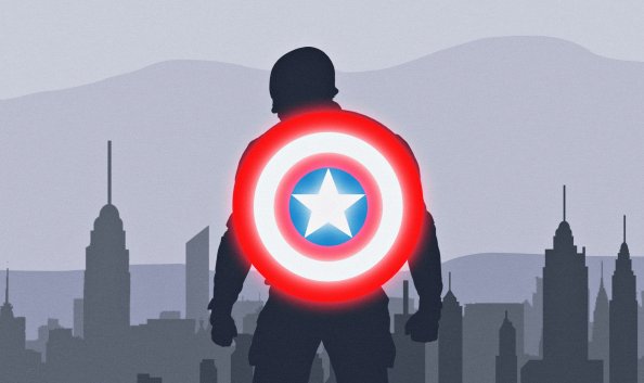 Captain America Shield Artwork
