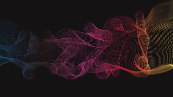 Lines Black Abstract Blur