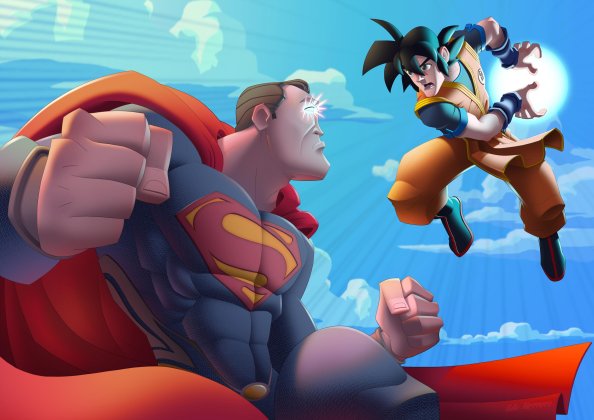 Superman Vs Gokuh