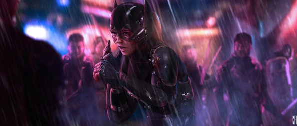 Bat Girl In Danger