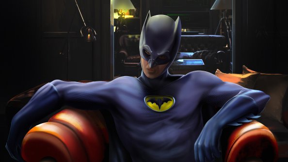 Batman Sitting