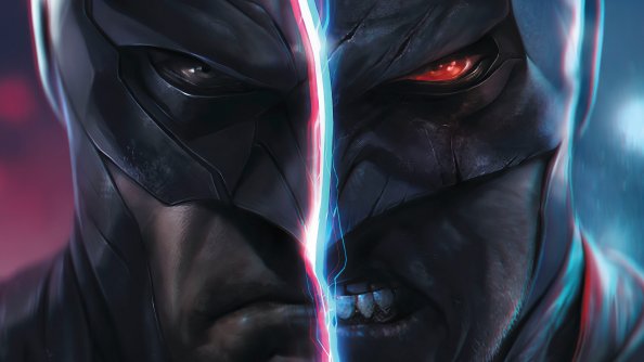 Batman Evil Face