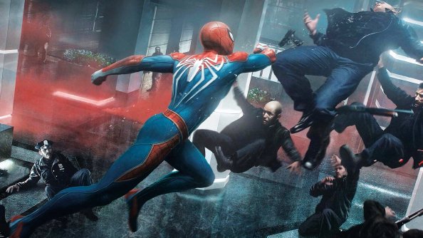 Spiderman Ps4 Fight 4k