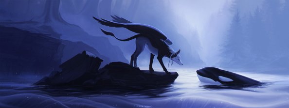 Creature Animals Love Fantasy Art 5k