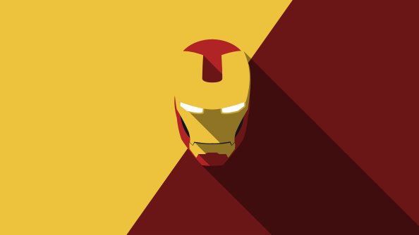 Iron Man Minimalism 4k