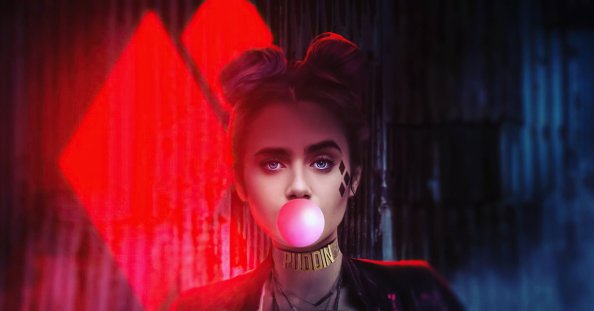 Lilyjcollins As Harley Quinn 5k