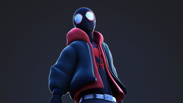 Spider Man Looking Away