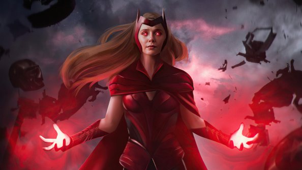 The Scarlet Witch Wanda Vision 4k