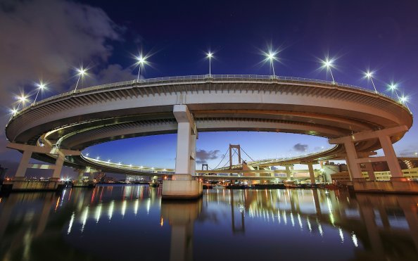 Rainbow Bridge Tokyo Japan
