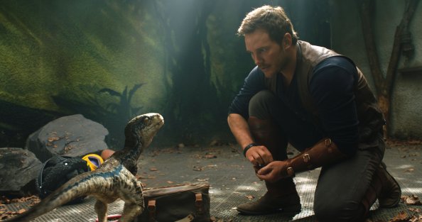 Chris Pratt And Little Raptor Jurassic World Fallen Kingdom 5k