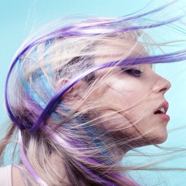 Colorful Hair Girl