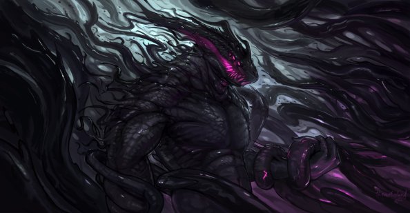 Dark Creature Monster Art 4k