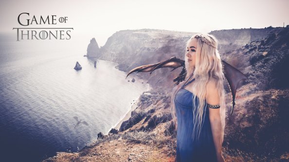 Khaleesi With Dragon Cosplay