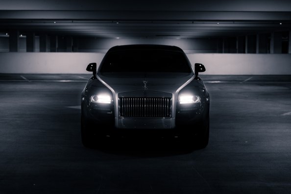 Black Rolls Royce Front