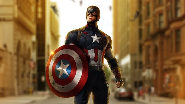 Avengers Age Of Ultron Captain America Artwork