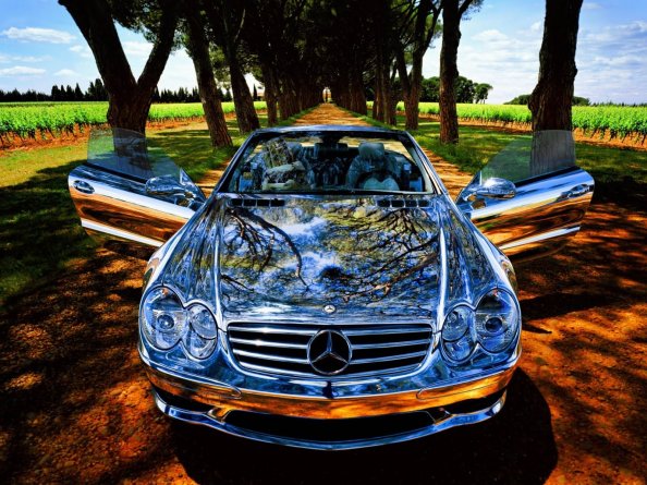 Chrome Mercedes Benz