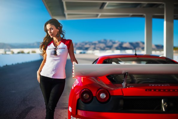 Women With Ferrari