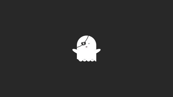 Funny Pirate Ghost Minimalist