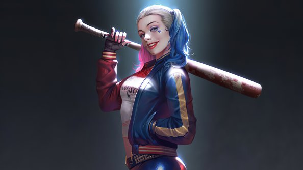 Harley Quinn Fanart Smiling 4k