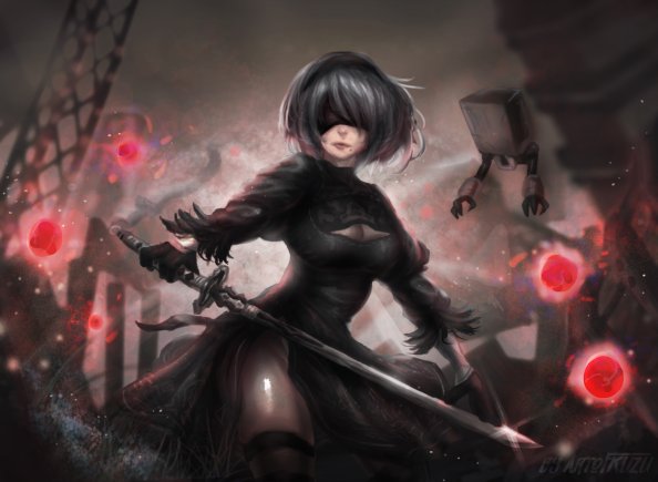 2b Nier Fanart 4k