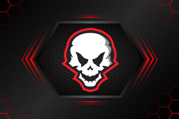 Skull Minimal Art 4k
