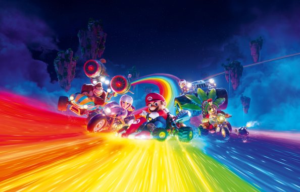 The Super Mario Bros Movie Rainbow Road 15k