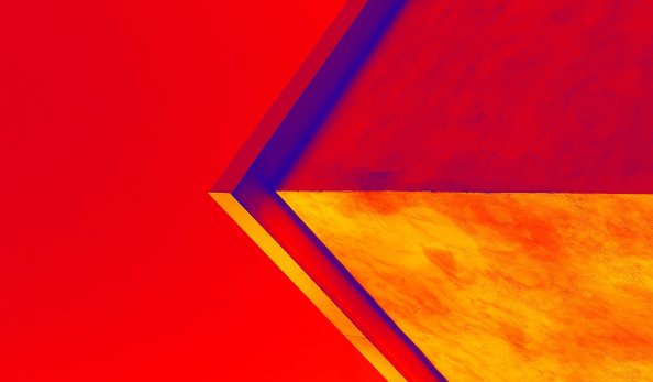 Red Arrows Shapes Art