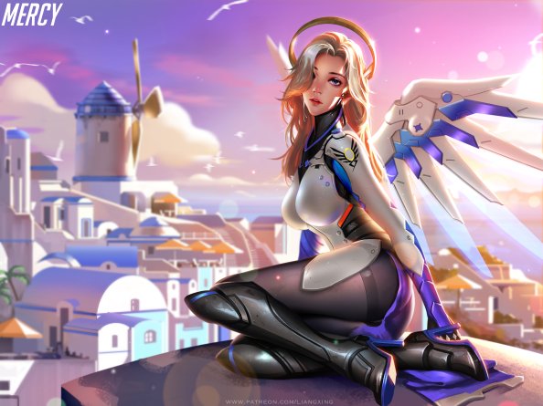 Mercy Overwatch 4k 8k