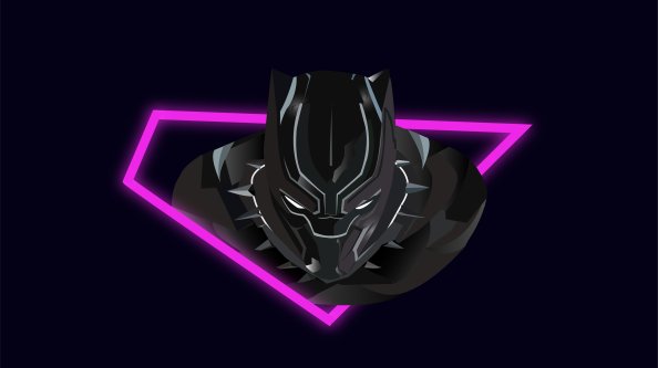 Black Panther Vector Art