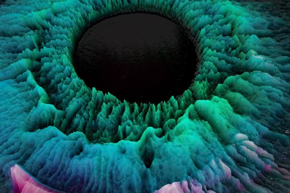 3d Fluid Glitch Textures Abstract