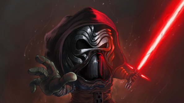 Kylo Ren Cartoon Art