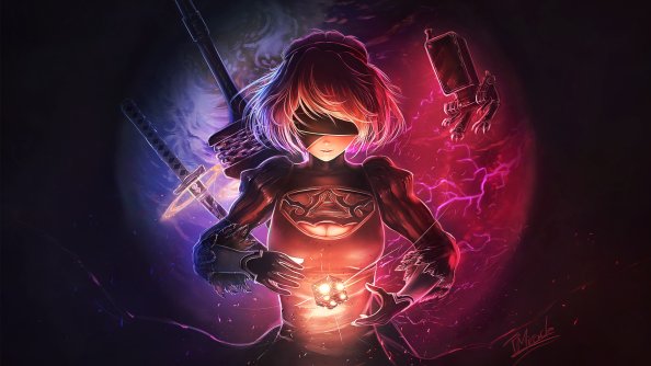 YoRHa NO 2 Type B Nier Automata Art