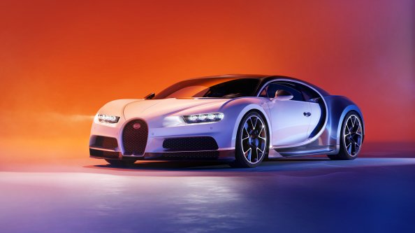Two Tone Bugatti Chiron 4K