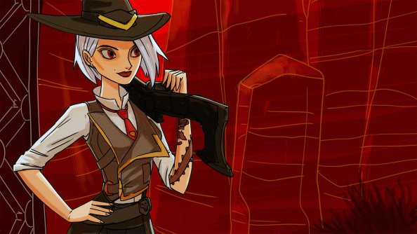 Ashe Fan Art RDR2