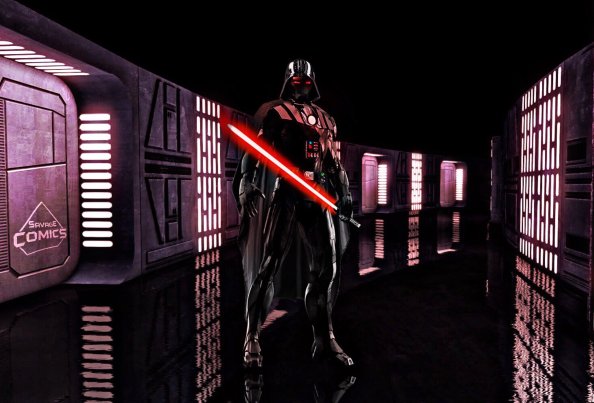 Iron Vader Lightsaber