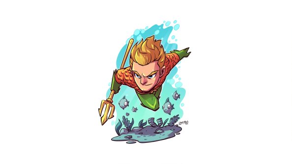 Aquaman Minimal 4k